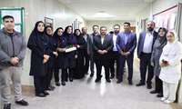 تجلیل از پرستاران توسط شهردار منطقه 9 استان البرز در روز پرستار