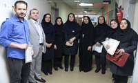 آیین گرامیداشت روز کارمند و تجلیل از کارکنان نمونه در مرکز آموزشی درمانی کمالی