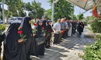 تجدید پیمان تیم سلامت با شهدا در سالروز شهدای خدمت