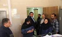 بازدید رئیس دانشکده پزشکی استان البرز از مرکز آموزشی درمانی کمالی