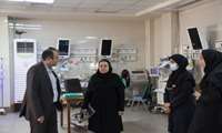 بازدید مدیر جدید مرکز آموزشی درمانی کمالی از بخش‌های بیمارستان