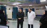 بازدید رئیس دانشگاه علوم پزشکی البرز از مرکز آموزشی درمانی کمالی
