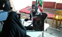 ارائه خدمات مشاوره روان‌شناختی مرکز آموزشی درمانی کمالی در مسیر راهپیمایی میدان شهدای کرج