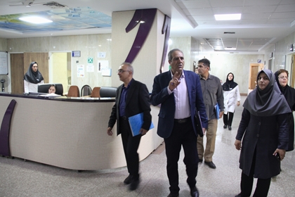 بازدید رئیس اداره بازرسی دانشگاه و بازرسی استانداری از بیمارستان کمالی 